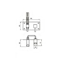 Tapwell Box011-364 Square Dusjbatteri Oksiderende Messing (TA-9418451)