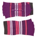 Gaiam Purple Toeless Yoga Socks (Small/Medium)