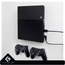 Floating Grip Playstation 4 and Controller Wall Mount - Bundle (Black)