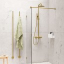 Primy Steel Pleasure 2 Takdusjsett med Hånddusj Brushed Brass