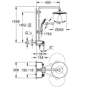 Grohe Euphoria SmartControl 260 Mono Ø260 mm, med kartut, Krom