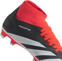 Adidas Predator Club Sock FxG Junior Core Black/Footwear White/Solar Red 33