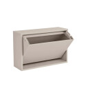 ReCollector - Small Wall storage / Bathroom bin - Silver Cloud grey