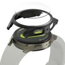 Samsung Galaxy Watch7 Ringke Slim / Glass TPU-deksel med skjermbeskytter 40mm Titan Svart