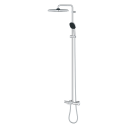 Grohe Vitalio Comfort Dusjsystem Ø250 mm, Med termostat og kartut, Krom