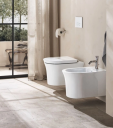 Duravit White Tulip Vegghengt Bidé 370x540 mm, m/overløp, Hvit