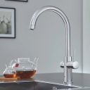 GROHE RED DUO KJØKKENARMATUR OG BEREDER I L-STØRRELSE SUPERSTEEL