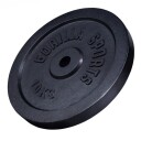 Gorilla Sports Viktskivor IRON Black - 2x10kg 2x5kg