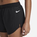 Nike Tempo Luxe 3" Running Shorts Dame Black/Black/Reflective Silver XS