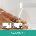 Hansgrohe Finoris Servantbatteri 110 CoolStart, m/bunnventil, Hvit Matt