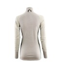 Aclima Women's Lars Monsen Femunden Polo XXL, Beige Melange/Olive Night/Femunden Light