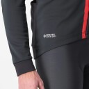 Castelli Entrata Jacket Light Black/Red L