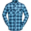 Norrøna Men's Svalbard Flannel Shirt Blå S Man