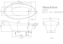 V&B Aveo Badekar for innbygging 1900x950 mm, Produsert i Quaryl