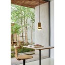 Tala Loop Single Taklampe Liten Gold with Sphere III