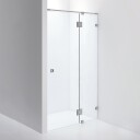 INR Iconic Nordic Rooms Dusjnisje ARC 5 Måltilpasset Brushed Stainless / Timeless Klart Glass