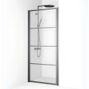 Macro Design Empire Nisjedusj Gunmetal / 82-85cm Klart Glass med Sprosser