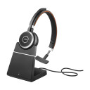 Jabra Evolve 65 Se Ms Stand Hodesett Usb-a, Usb-a Via Bluetooth-adapter Optimized For Microsoft Teams Mono