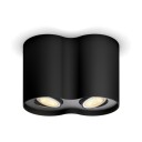 Philips Hue WA Pillar Dobbel Spot 2x5W Sort - 60594