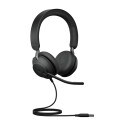 Jabra Evolve2 40 Se Usb-a Optimert For Ms Teams Stereo Svart