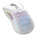 Glorious Model D 2 Wireless - Matte White - Gaming mus - Optisk - 5 - Hvit