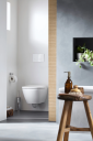 Duravit D-Neo Vegghengt toalett 370x540 mm, Rimless, Hvit m/HG