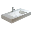 Duravit Vero Møbelservant 850x490mm, 3 armaturhull, WonderGliss