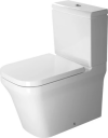 Duravit P3 Comforts Gulvstående toalett 380x650 mm, Hvit, Wondergliss