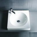 Duravit Architec Toppmontert Servant 500x500 mm, 1 blanderhull høyre