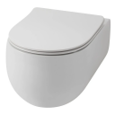 Lavabo Flo 54 Vegghengt Toalett 370x540x345 mm, Rimless, Hvit