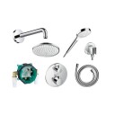 Hansgrohe Ecostat S dusjsett, krom