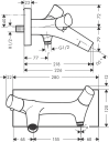 Axor Starck Organic Badekartermostat Børstet Messing