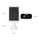 Hombli - Smart Solar Cam 2K, White