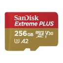 SanDisk Extreme PLUS MicroSD/SD-card - 200/140MB - 256GB