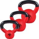 Gorilla Sports Kettlebellpaket Vinyl - 4kg 8kg 12kg