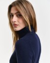 Ekstra fin lammeull-turtleneck-genser EVENING BLUE M