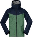 Bergans Of Norway Skar Light 3l Shell Jacket Herre Dark Jade Green/Navy Blue M