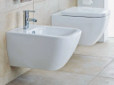 Duravit Happy D.2 vegghengt bidé 355x540 mm, 1 blanderhull