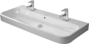 Duravit Happy D.2 Møbelservant 1200x505 mm, 2 blanderhull