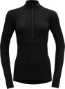 Devold Women's Lauparen Merino 190 Zip Neck XL, Black