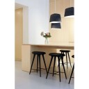 Mater - High Stool H69 Black Stained Oak