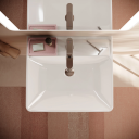 Hansgrohe Xanuia Q Vegghengt Servant 55x48 cm m/1 bl.hull m/ol Hvit