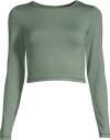 Casall Crop Long Sleeve Dusty Green 36