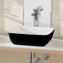 VILLEROY & BOCH ARTIS SERVANT 41X41 COAL BLACK