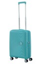 American Tourister Soundbox ekspanderende kabinkoffert 55 cm Turquoise Tonic