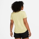 Nike One T-Shirt Dame Lemon Chiffon/Black S