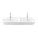 Duravit Me By Starck Dobbelservant 1300x490 mm, 2 blanderhull