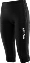 Aclima WarmWool 3/4 Zip Longs W's Jet Black (#0F0F0F) Dame L