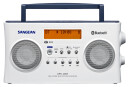 Sangean 12V & 230V Sangean DPR26BT DAB+/DAB/FM/BT Radio hvit