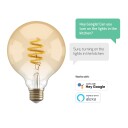 Hombli Smart Bulb G95 CCT Filament Amber